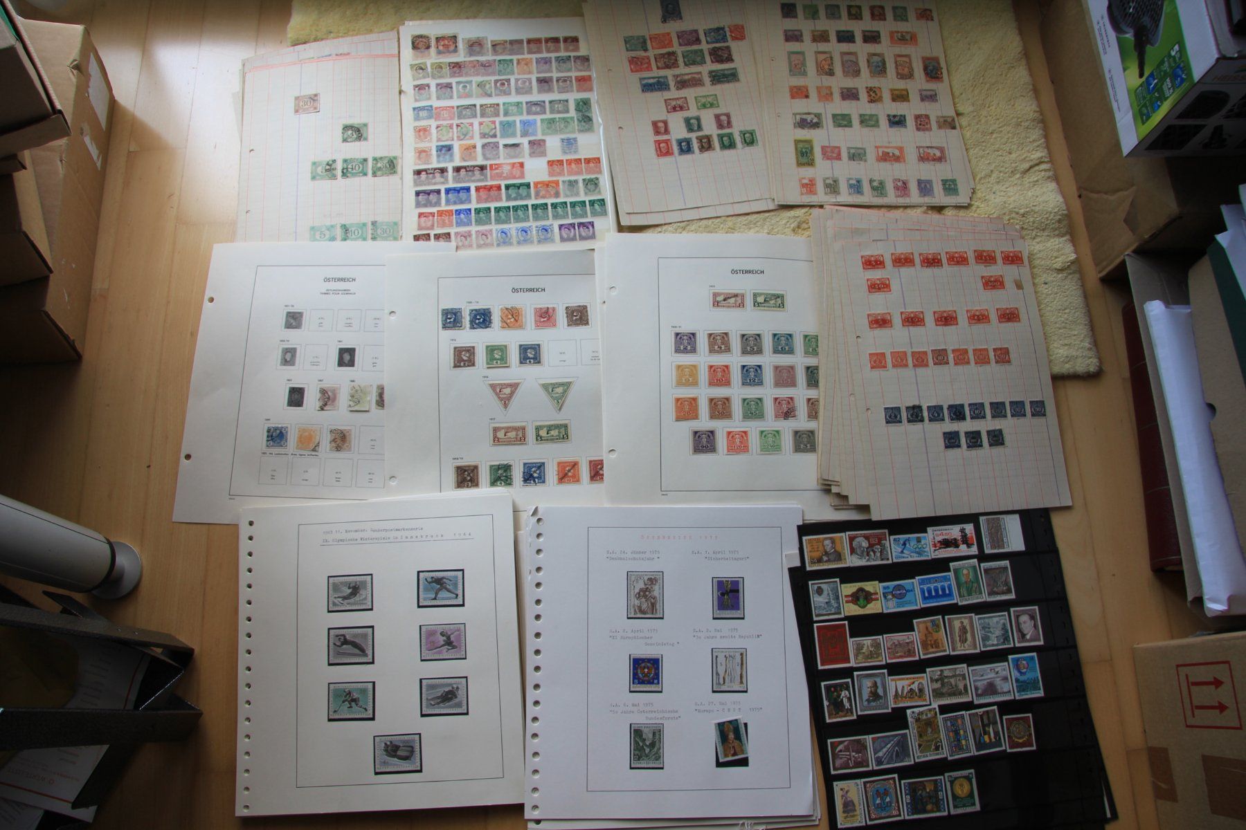 Tous les timbres: Briefmarkensammlung – D'occasion à Schlieren par Sternstunde2 1