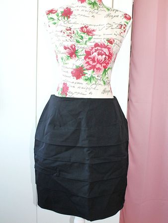 Eleganter schwarzer Rock Jupe von CHIOCE by Stellmann