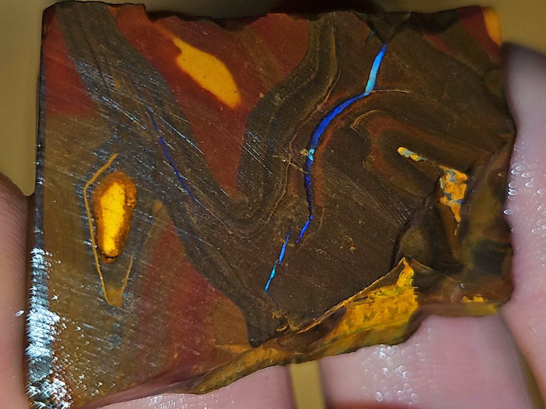 Pietre preziose: Koroit Boulderopal Rohstein – Nuovo e nell'imballaggio originale da Uerkheim venduto da Winwinner 1