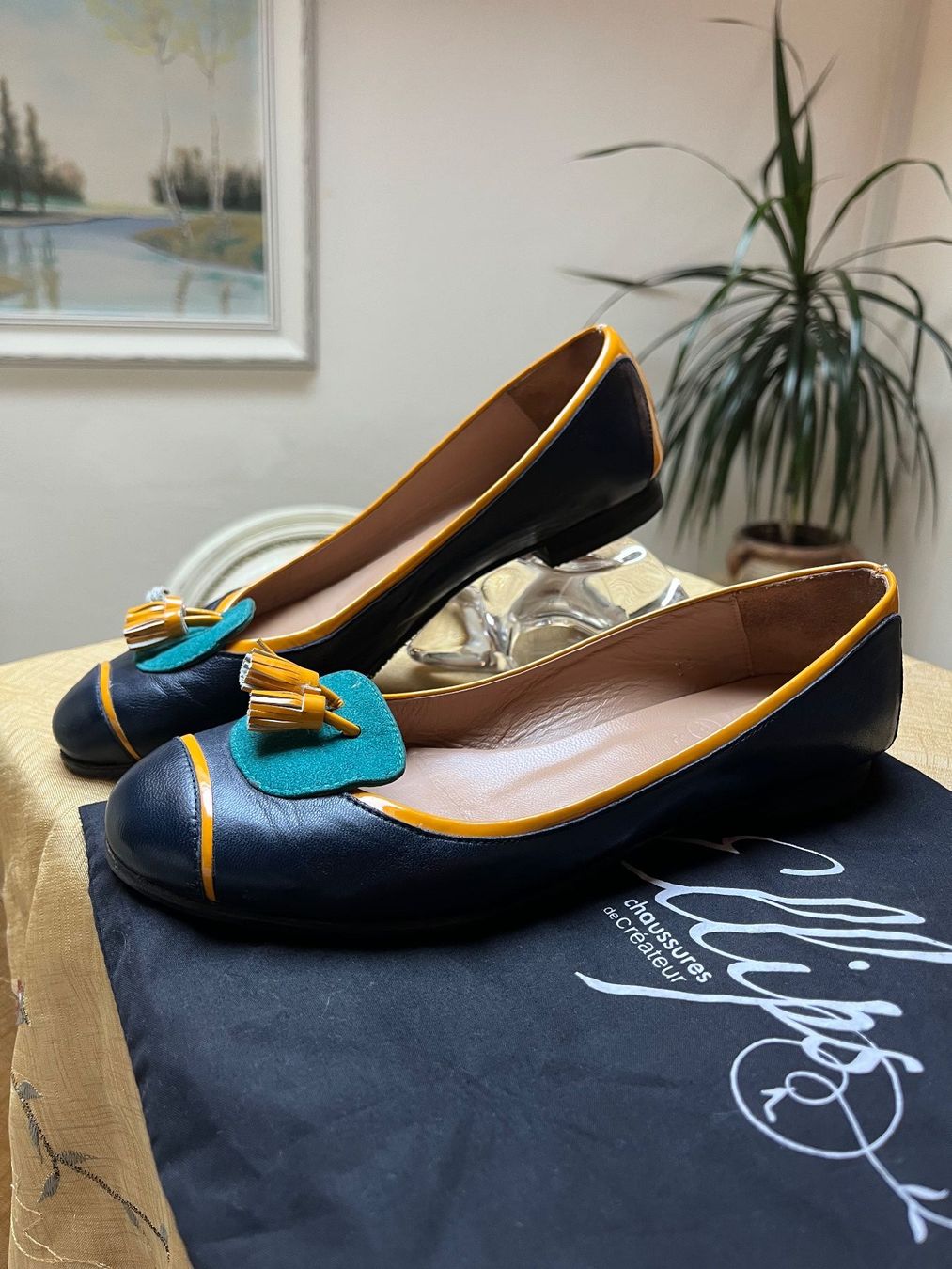 Scarpe da donna: Ballerines en cuir – Nuovo (secondo la descrizione) da Sion venduto da dol_v5bk 2
