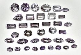 Lot 101.3 ct  Améthystes claires N° 11 - Valeur 800.- Fr.