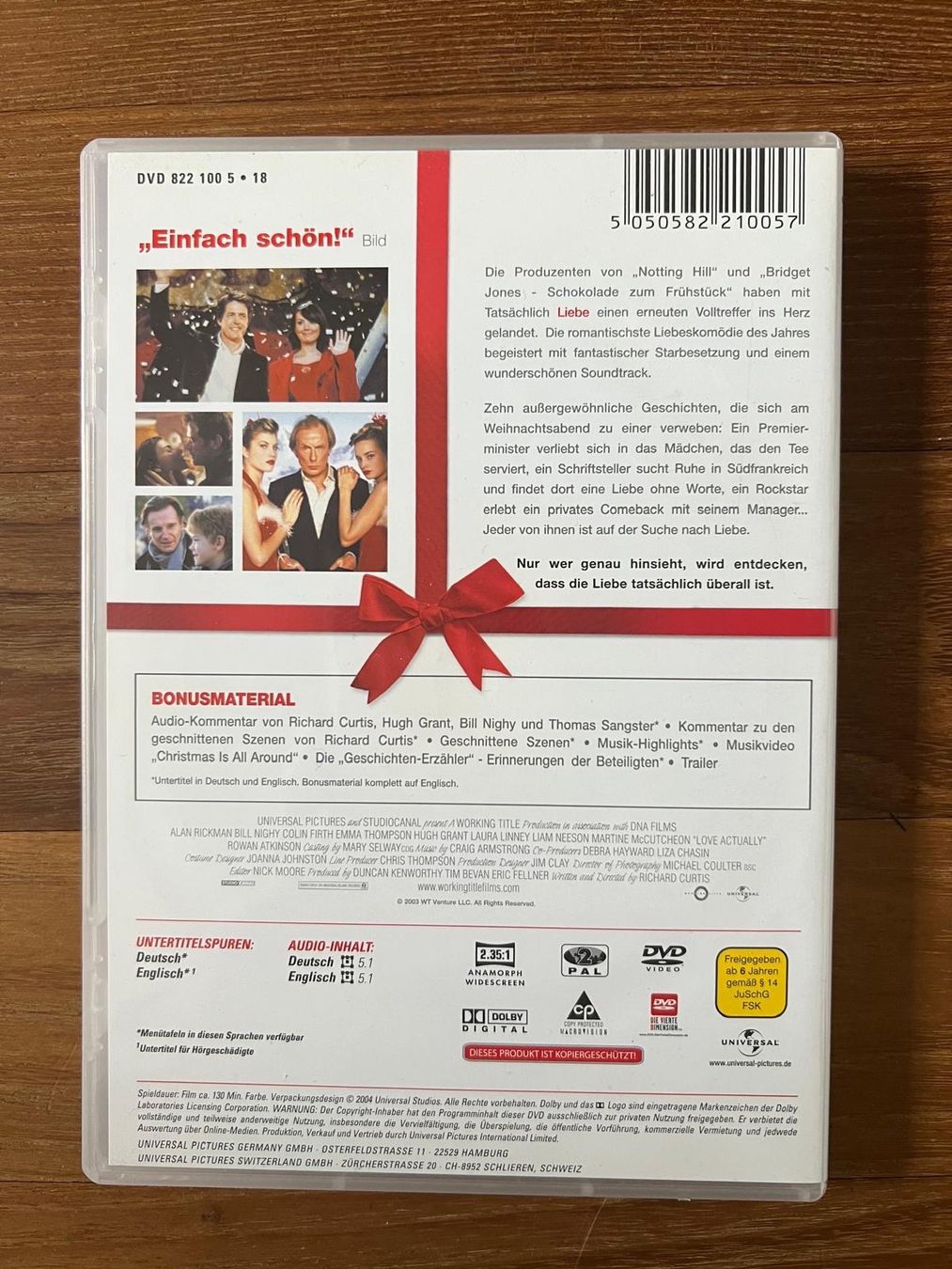 Tous les DVDs: DVD Tatsächlich Liebe – D'occasion à Erlinsbach par Michel2006 2