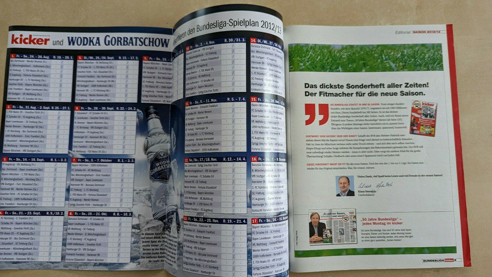Zeitschriften & Magazine: kicker Bundesliga Sonderheft 2012/2013 – Gebraucht aus Heerbrugg von sve_p826 1