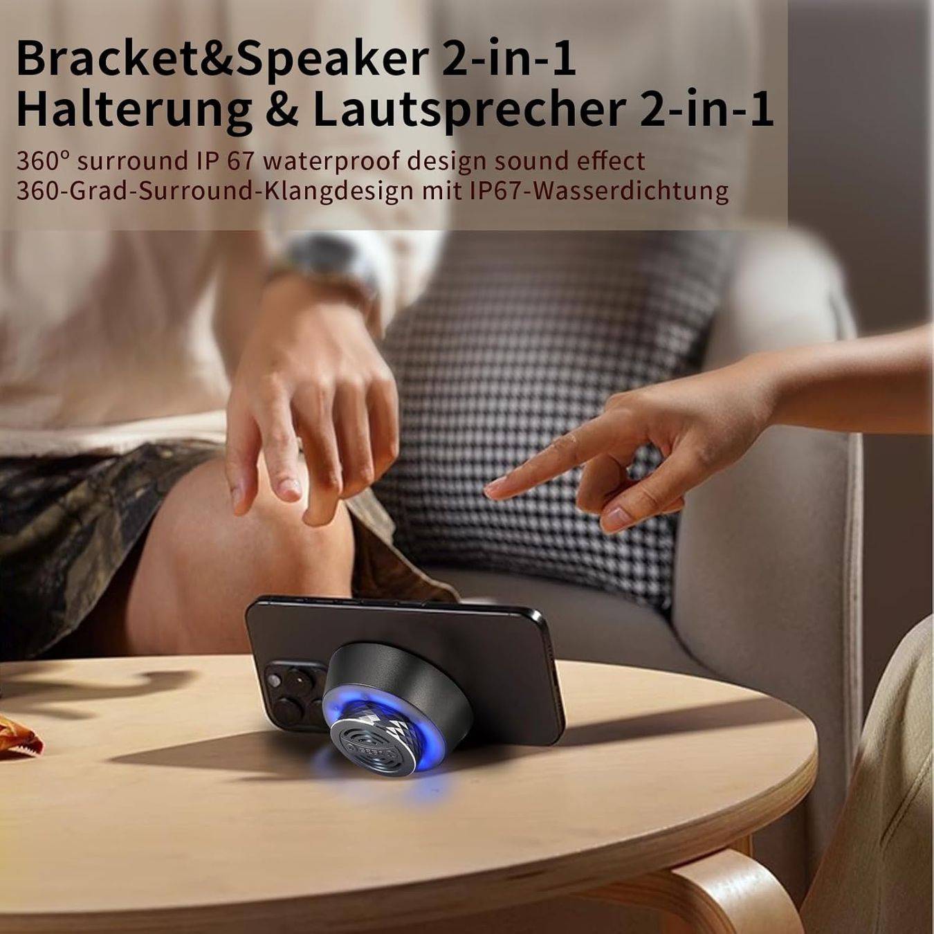 Casse acustiche: Bluetooth Duschlautsprecher IP67 LED 3D Stereo – Nuovo e nell'imballaggio originale da Suhr venduto da SchnapperCH 2