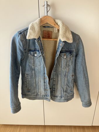 Levi‘s Jeansjacke mit Teddyfutter, XS