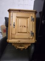 Eckschrank hängend Holz Landhausstil Massiv 