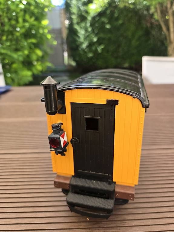 LGB Modellini di ferrovie: Wagon de chantier LGB 40480 Semaphore – Usato da Satigny venduto da Gatoil 3