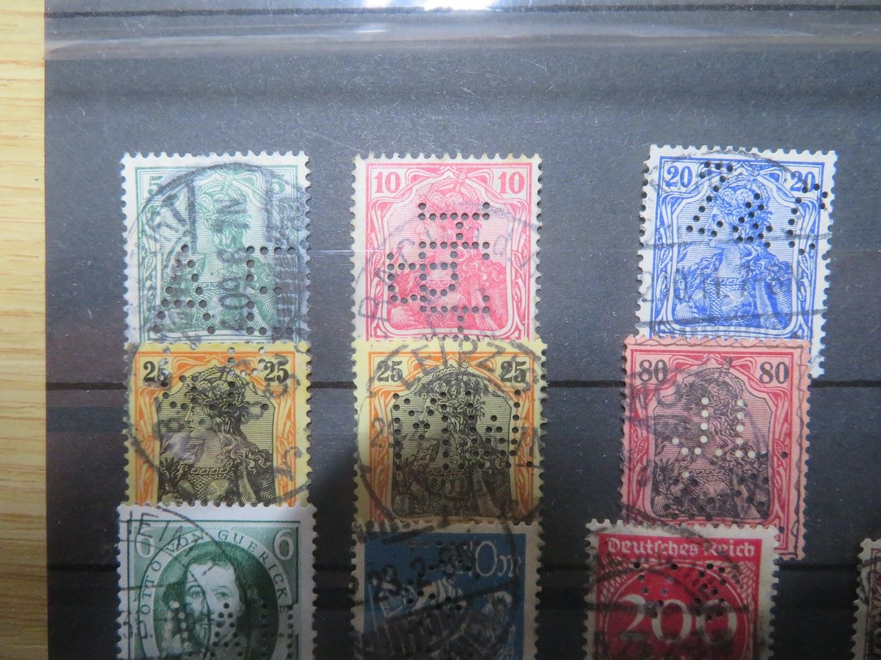 Alle Briefmarken: Deutsches Reich Perfins – Gebraucht aus Spreitenbach von heitersberg54