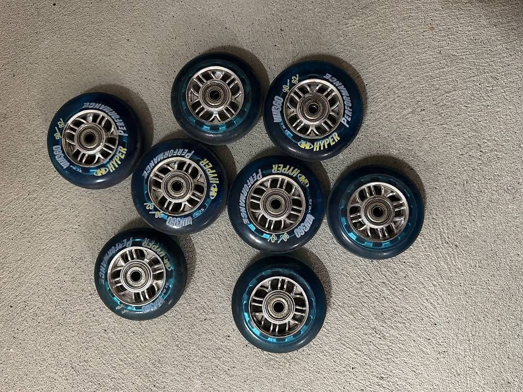 Pattini in linea & Pattini a rotelle: Rollen der K2-Skates – Usato da Winterthur venduto da Templar_Of_Metal
