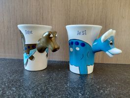 5 tasses pour enfants - 2 tasses à café