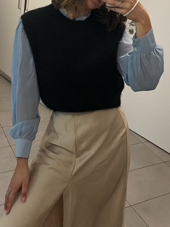 Pull / Gilet en laine mohair taille S