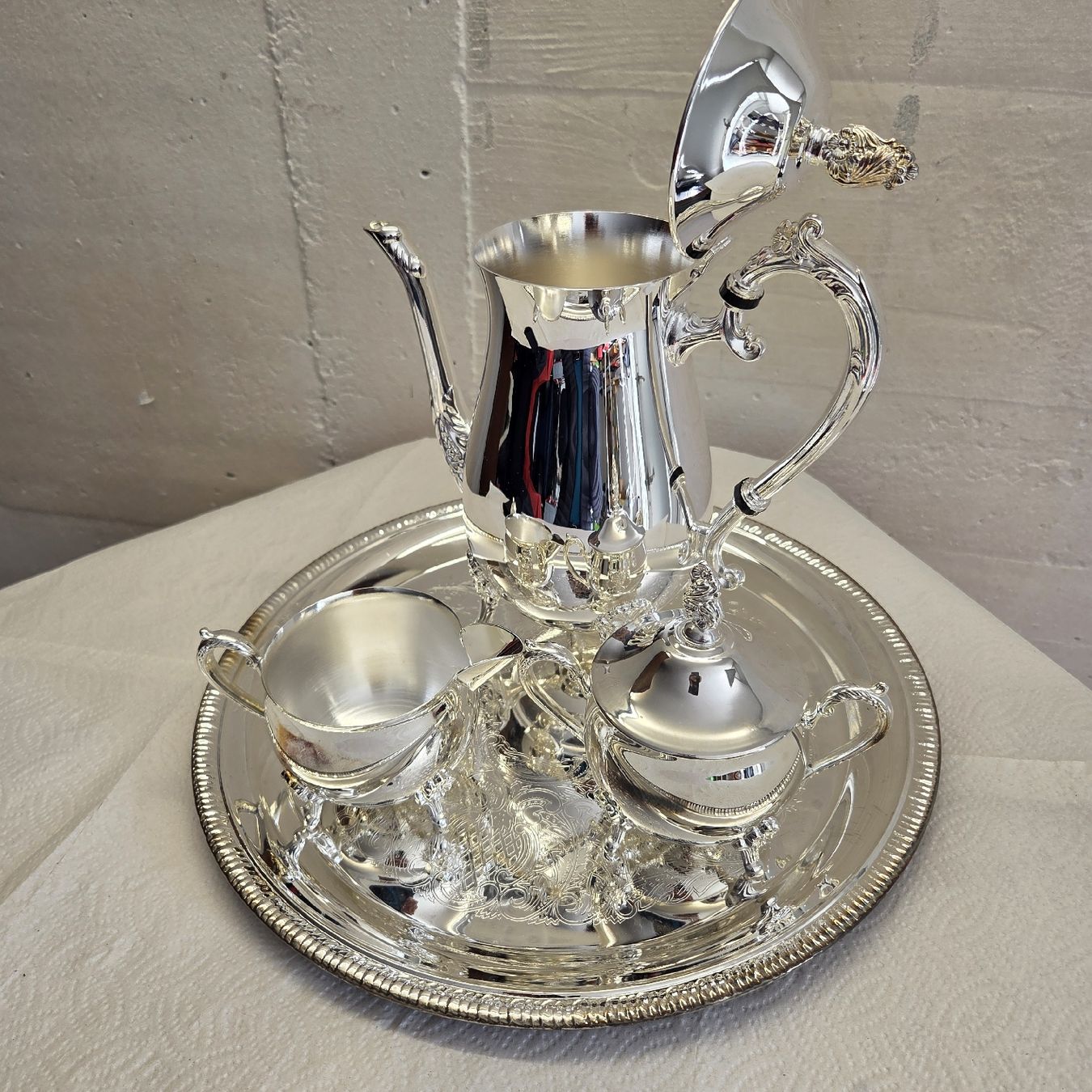 Services de table: Vintage Coffee-Tee-Set, versilbert, Princess, Top.. – D'occasion à Stans par Ducati16 5