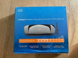 Linksys Wireless-N Broadband Router mit Storage Link