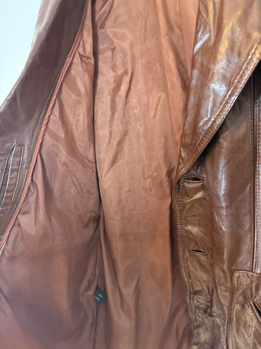 Jacken: Man vintage leather brown jacket – Gebraucht aus Lugano von TheUniversalClothing 2