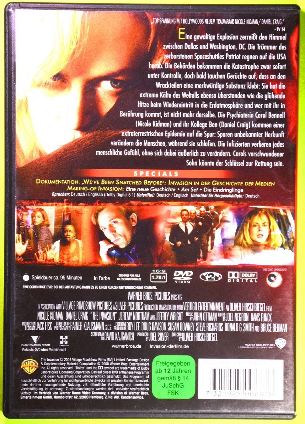 Tutti i DVDs: INVASION  /  NICOLE KIDMAN  /  DANIEL CRAIG – Usato da Luzern venduto da piro12 1