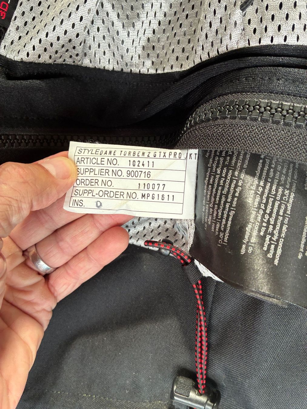 Giacche: DANE Torben 2 GORE-TEX Pro Motorradjacke – Usato da Wohlen AG venduto da Robballantine 4