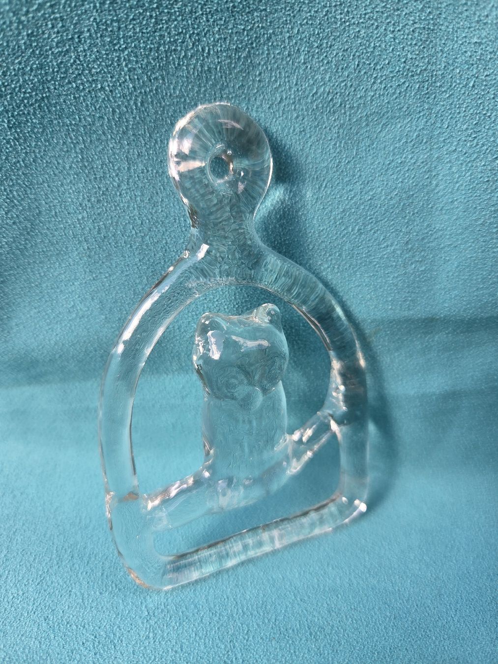 Alle Dekorationen: Vintage Glas-Sonnenfänger Eule / Fensterhänger – Neu (gemäss Beschreibung) aus Winterthur von Speos-79 1
