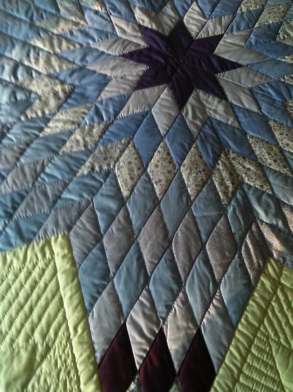 Coperte: Quilt / Patchwork Tagesdecke, Handarbeit aus Arkansas – Usato da Zug venduto da Chihuahua0 1