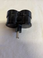 Adaptateur double vintage rare, noir, Bakélite parfait!(533)
