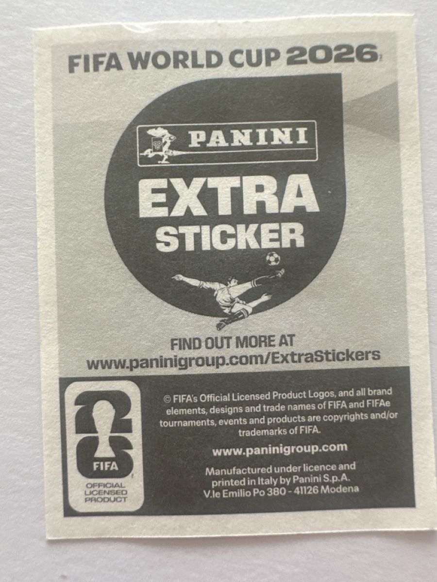 Panini Carte collezionabili: Panini Extra Sticker WM 2026 – Nuovo (secondo la descrizione) da Dagmersellen venduto da Kimchen2012 1