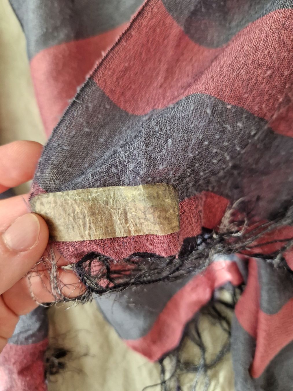 Foulard & Sciarpe: Echte Paschmina Schal aus Nepal Wolle lila grau – Usato da Erlinsbach SO venduto da ULIKH 5