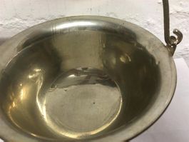 Herrliche Silberne Schale mit Haltegriff