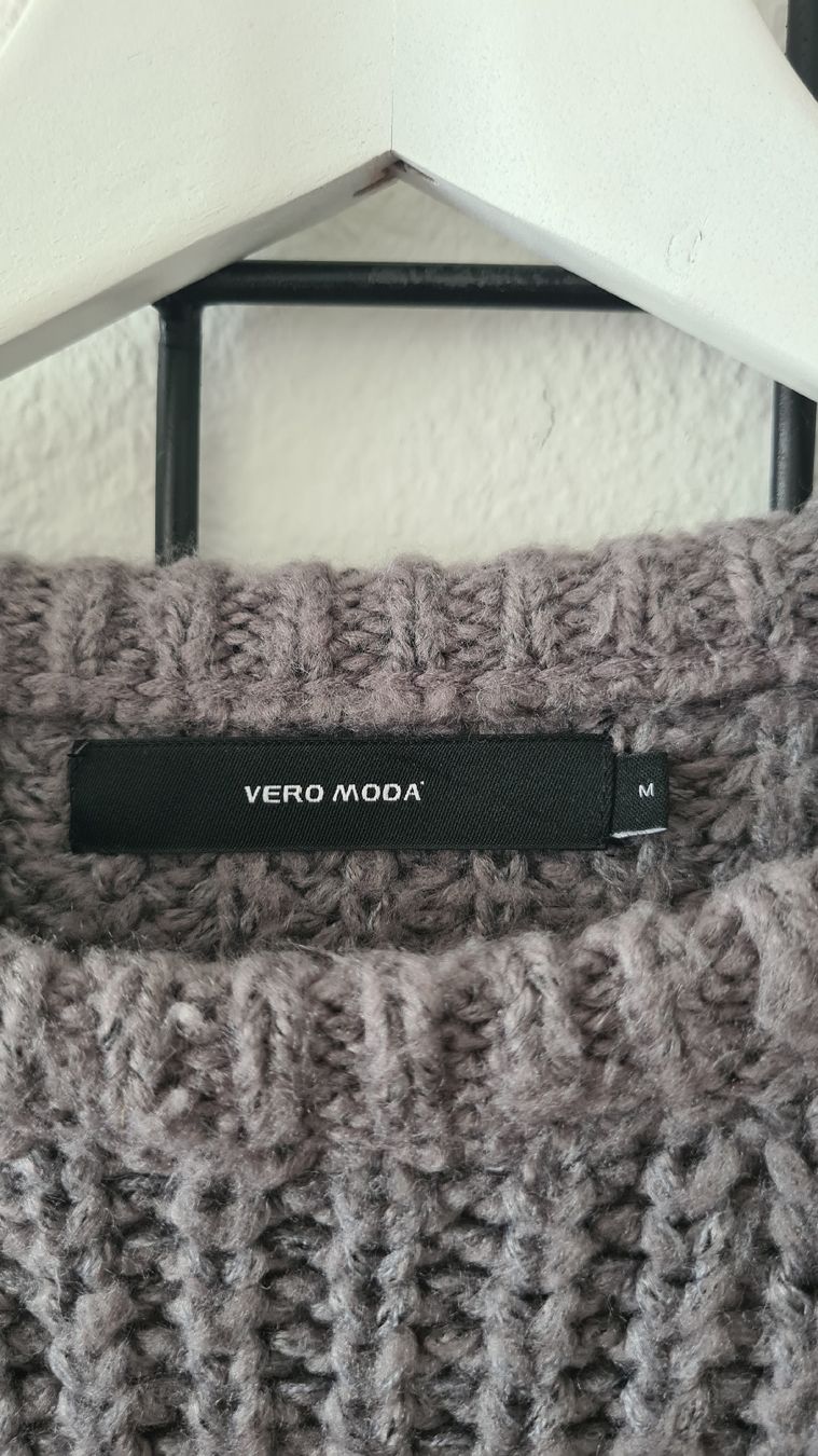 Pulls & Sweat-shirts: Vero Moda Strickpullover, Grau, Gr. M – Neuf (Voir description) à KRIENS par Franzy_Blond10 4