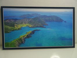 Neuseelandkarte Marlborough Sounds, Tory Channel 12cm x 21cm