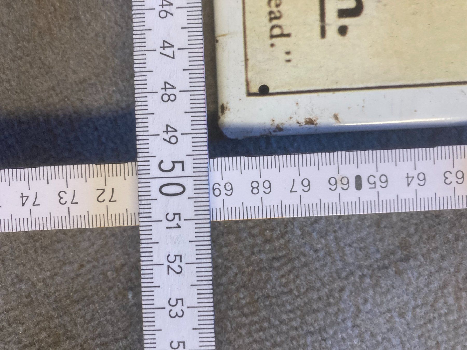 Insegne: Lucky Strike Werbeschild Weissblech – Usato da Oberbüren venduto da Gurki610 3