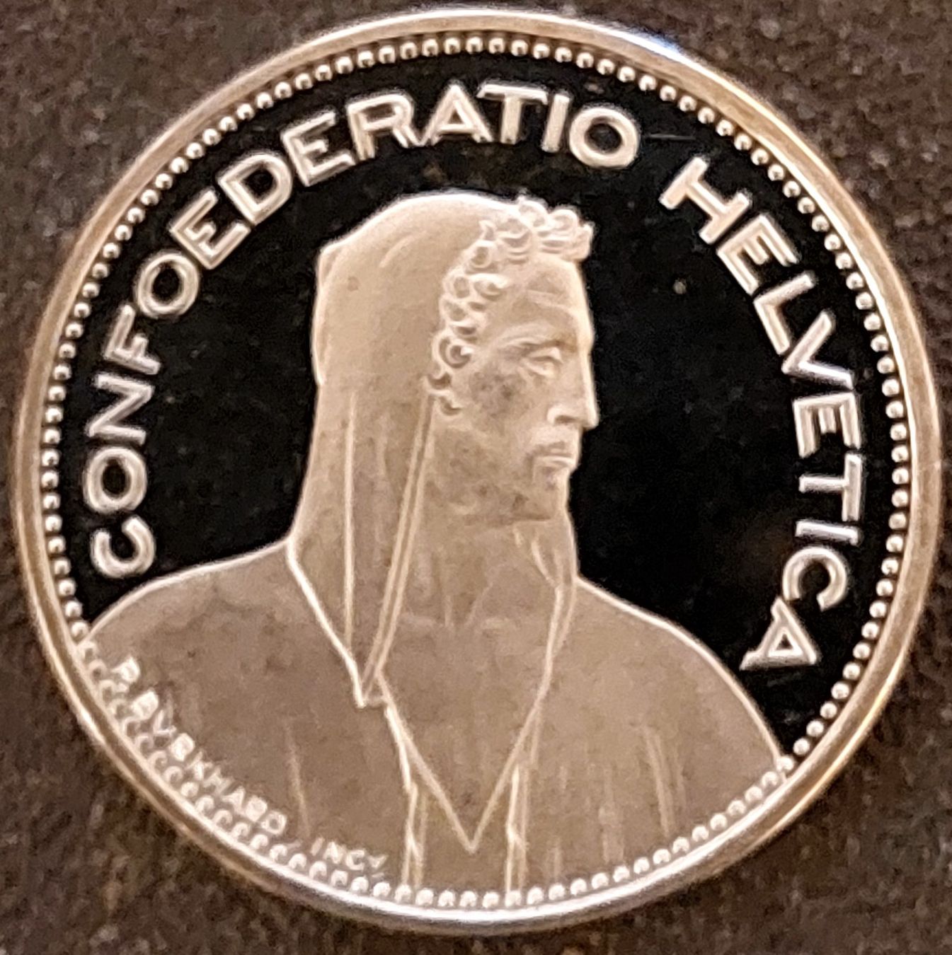 Tutti le monete: 5 Franken 1987 stgl. / aus Münzsatz – Nuovo (secondo la descrizione) da Arch venduto da coinsandmore 1