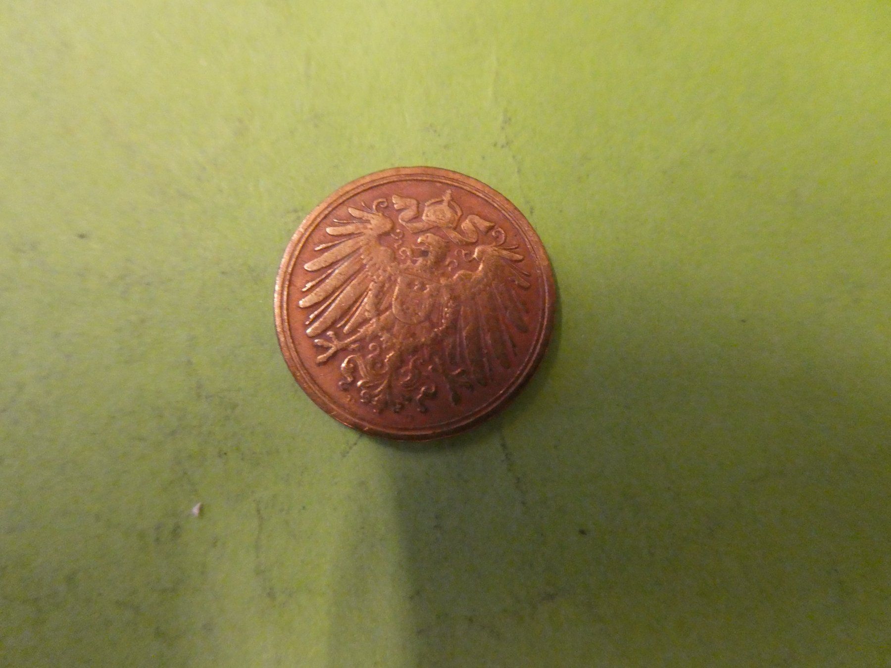Tutti le monete: Dt. Reich 1905 D, 1 Pfennig – Usato da Hinterforst venduto da Rohusri 1