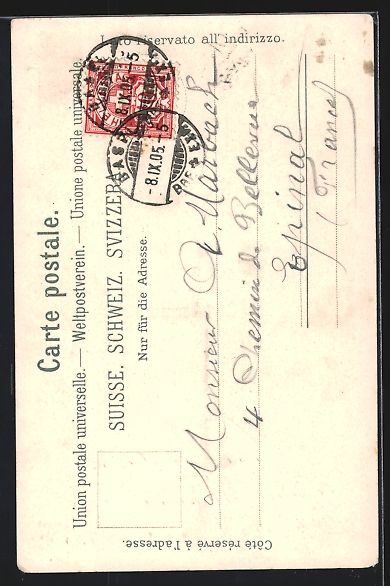 Cartoline postali: Litho Basel, Im historischen Museum – Usato da Berlin venduto da bartko-reher 1