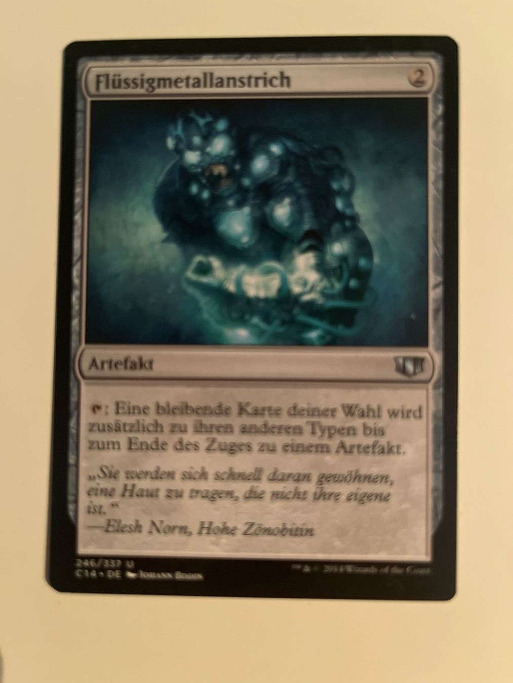 Magic The Gathering Carte collezionabili: 1 x Flüssigmetallanstrich - Magic: The Gathering - MtG – Usato da Kriens venduto da Shadi1980
