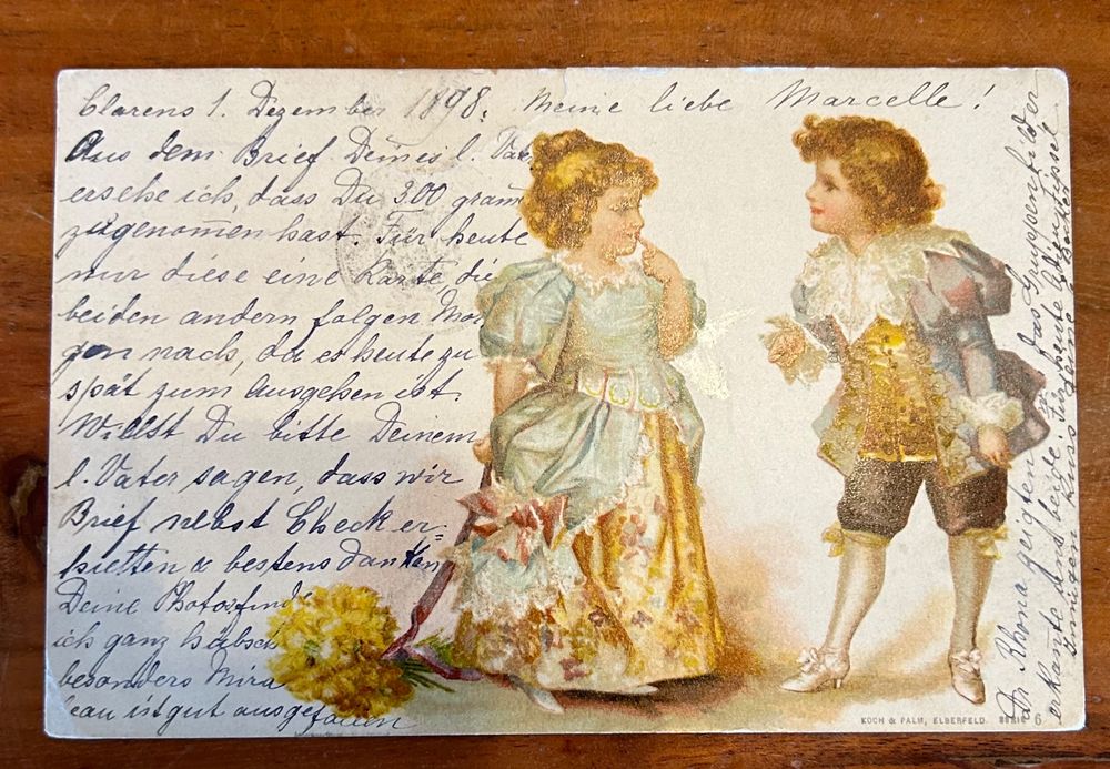 Carte postale ancienne 1905, enfants, écrite, timbrée (Gebraucht) in ...