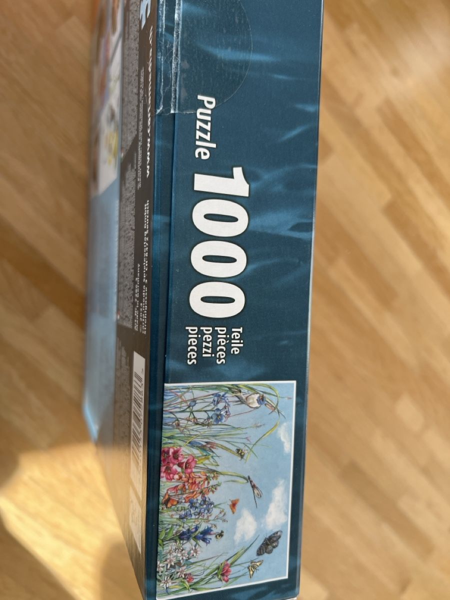 Puzzle: Puzzle 1000 Teile - Lebhafte Alpenwiese – Nuovo (secondo la descrizione) da Heerbrugg venduto da bluekolibri 1