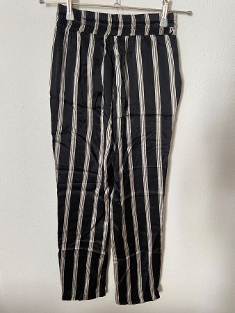 Pantalon rayé 100% silk