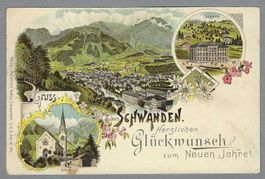 ca. 1900, SCHWANDEN, LITO, SCHÖN