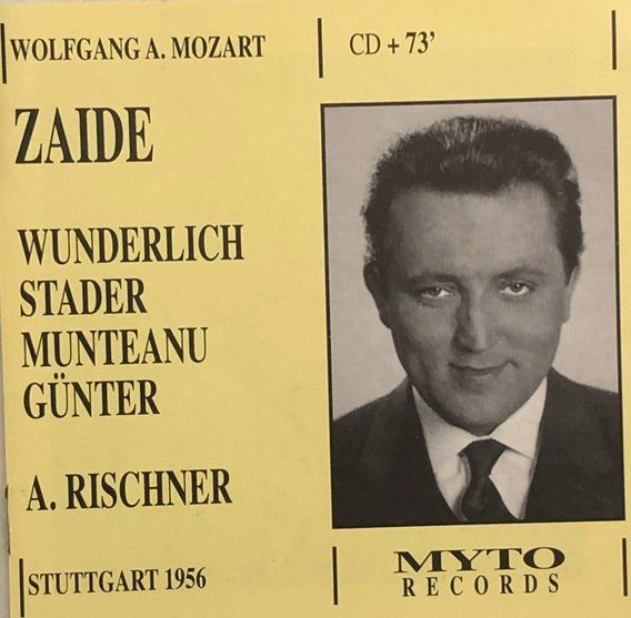 CDs: Mozart - Zaide (1956, Wunderlich/Stader) – Gebraucht aus Grüningen von azulamarillo