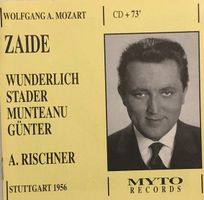 Mozart - Zaide (1956, Wunderlich/Stader)
