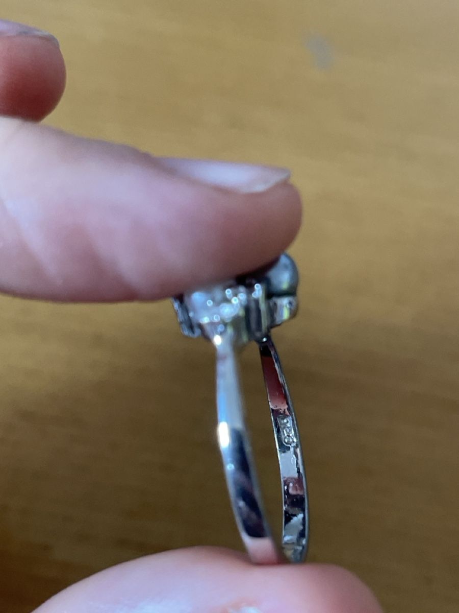 Ringe: Ring Silber Perlen und Zirkonia – Gebraucht aus Fribourg von Mymikrakra01 2
