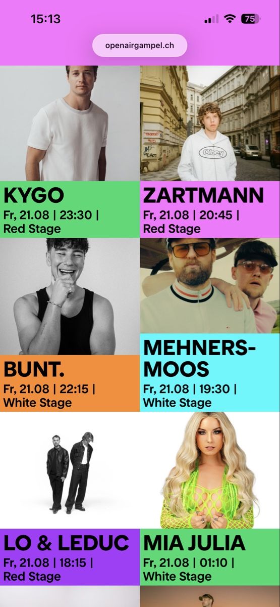 Billets: Openair Gampel Tickets, 2x Freitag – Neuf avec emballage d'origine à Walkringen par Loesli71