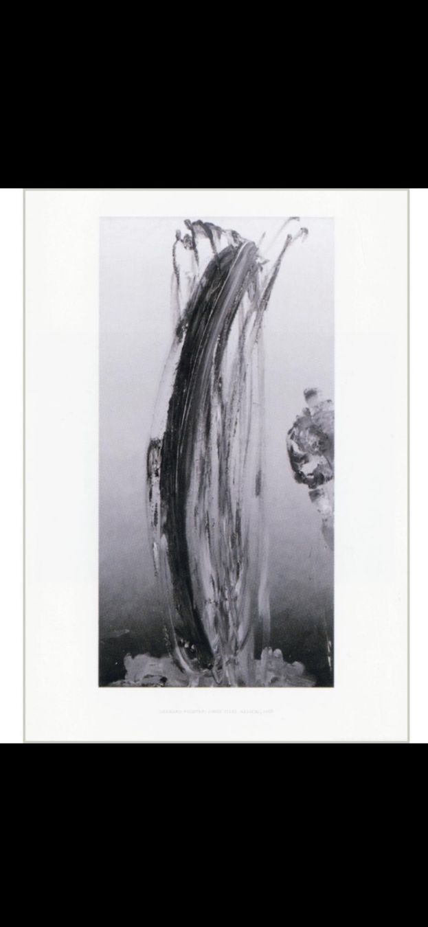 Gerhard Richter, Strich, 1968. 100 cm x 70 cm. Limitiert.