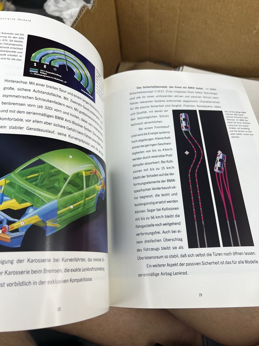 BMW Documenti: BMW 3er Limousinen Prospekt 1992 – Usato da Wettingen venduto da NickInc 5