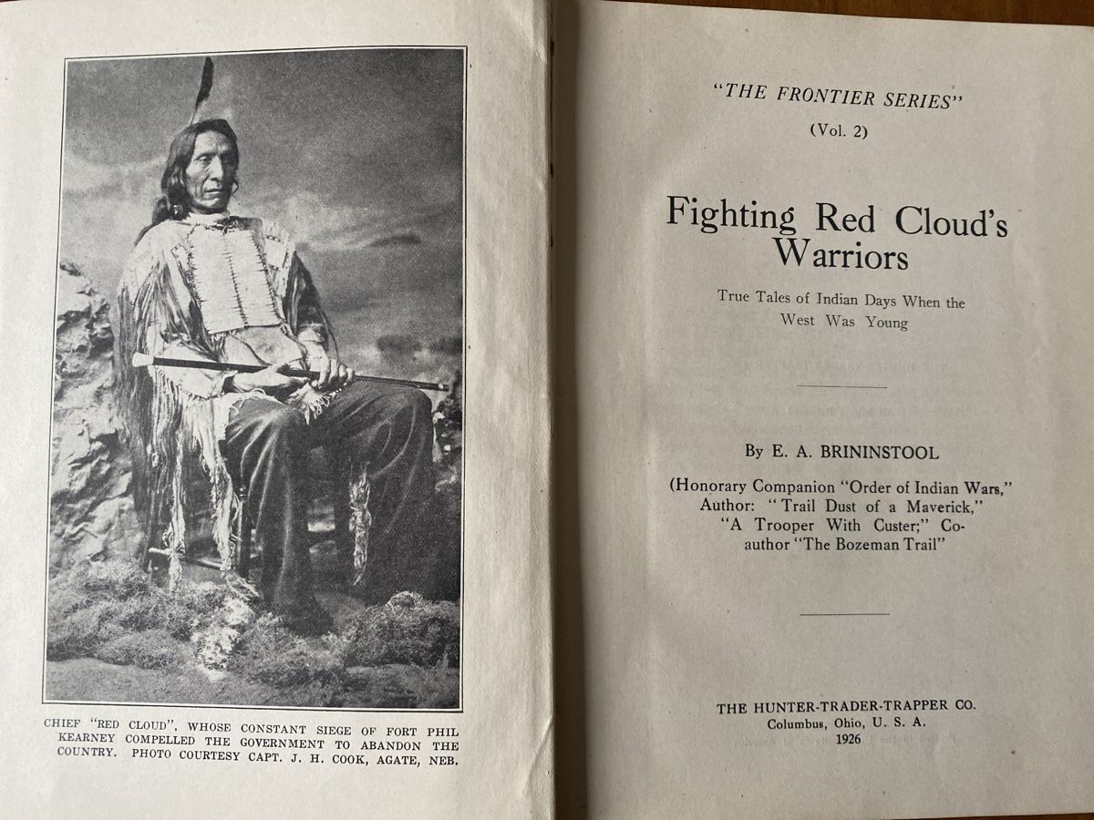 Libri: 1926 Indianer Fighting Red Cloud's Warriors - Brininstool – Usato da Stein am Rhein venduto da Alba234 1