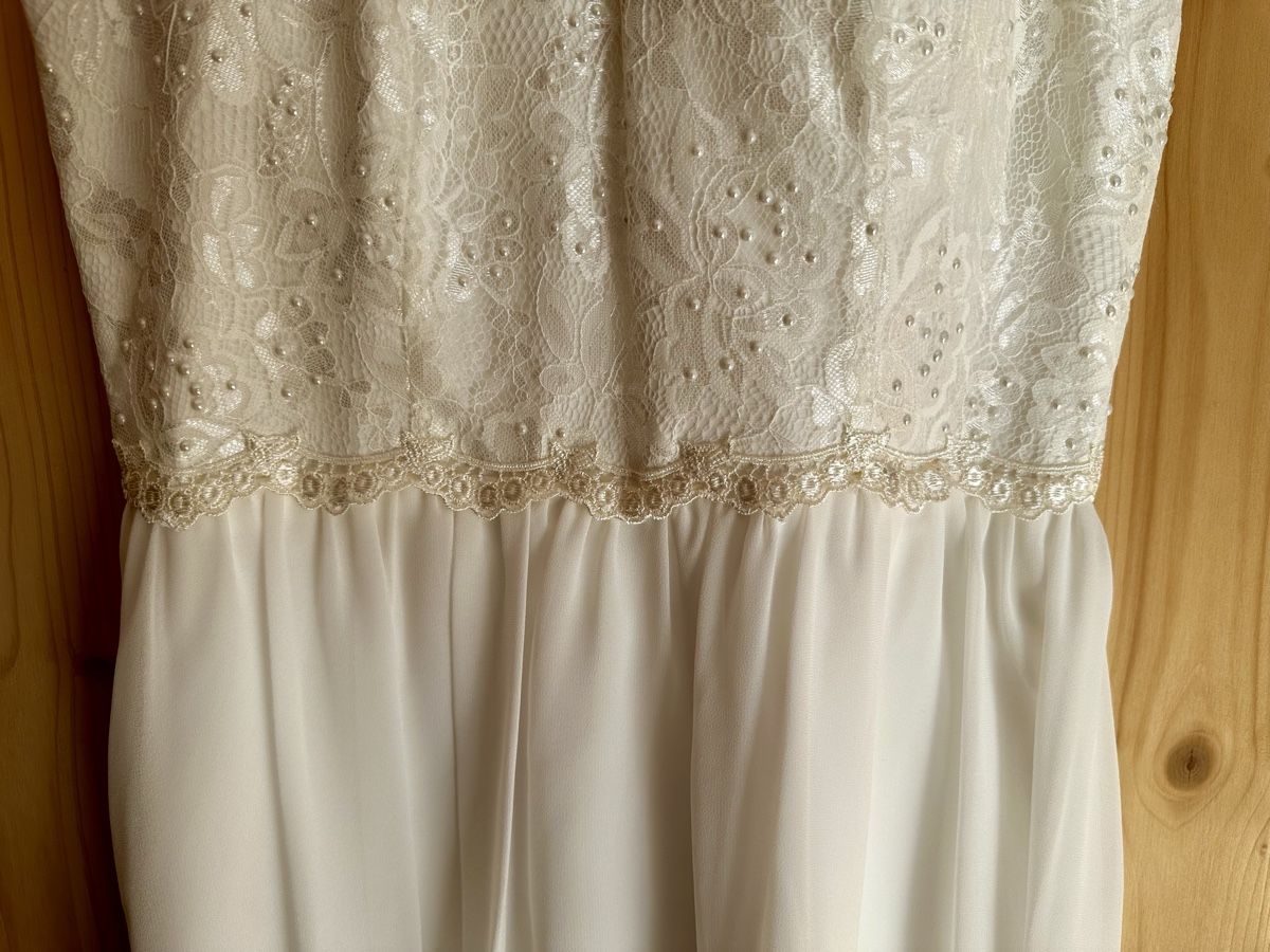 Vestiti: Cocktailkleid, festliches Kleid, OffWhite – Nuovo (secondo la descrizione) da Sumvitg venduto da MadamePottine 3