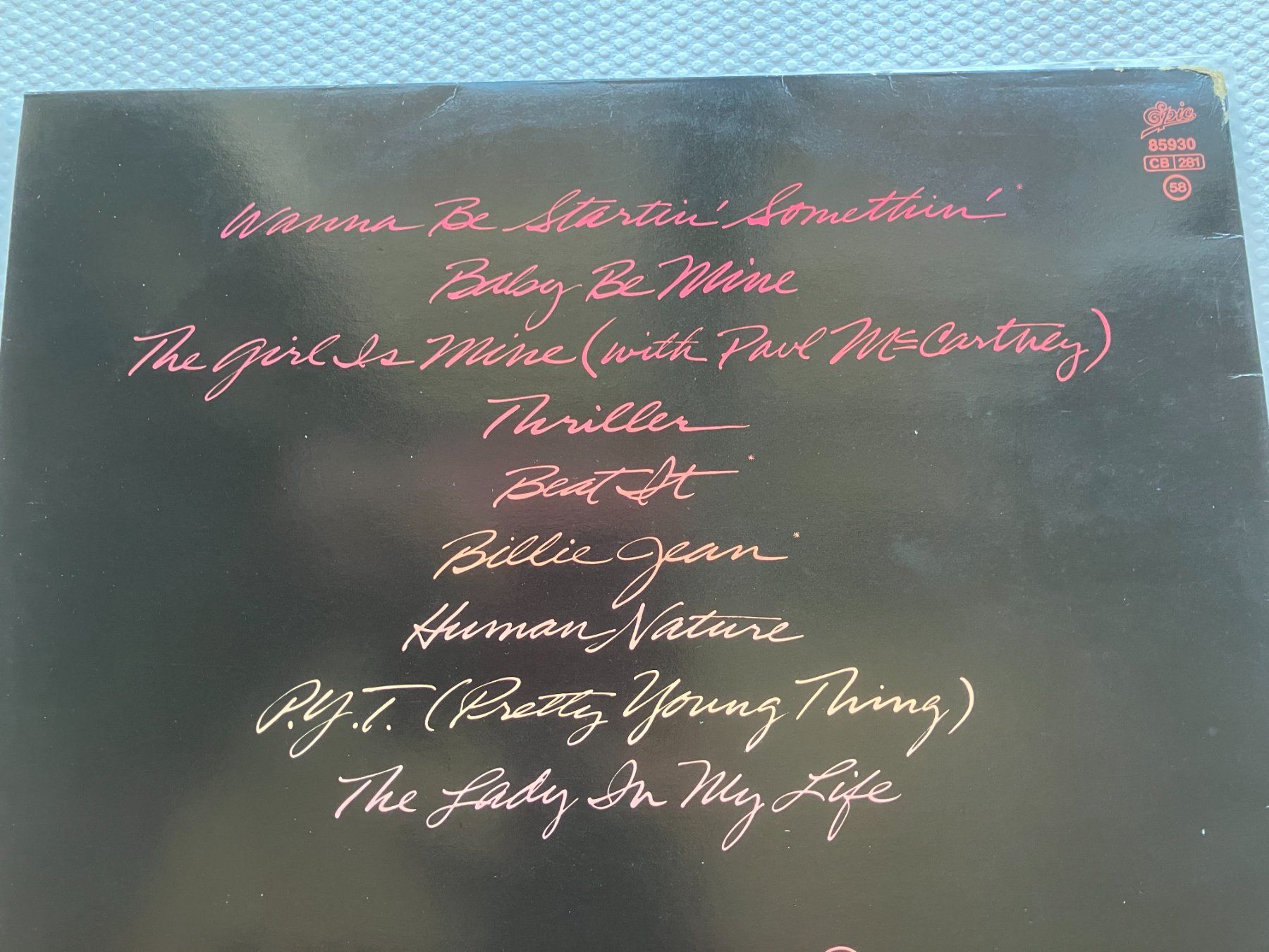 Dischi in vinile: Michael Jackson – Usato da Aarwangen venduto da Jukebox3 3