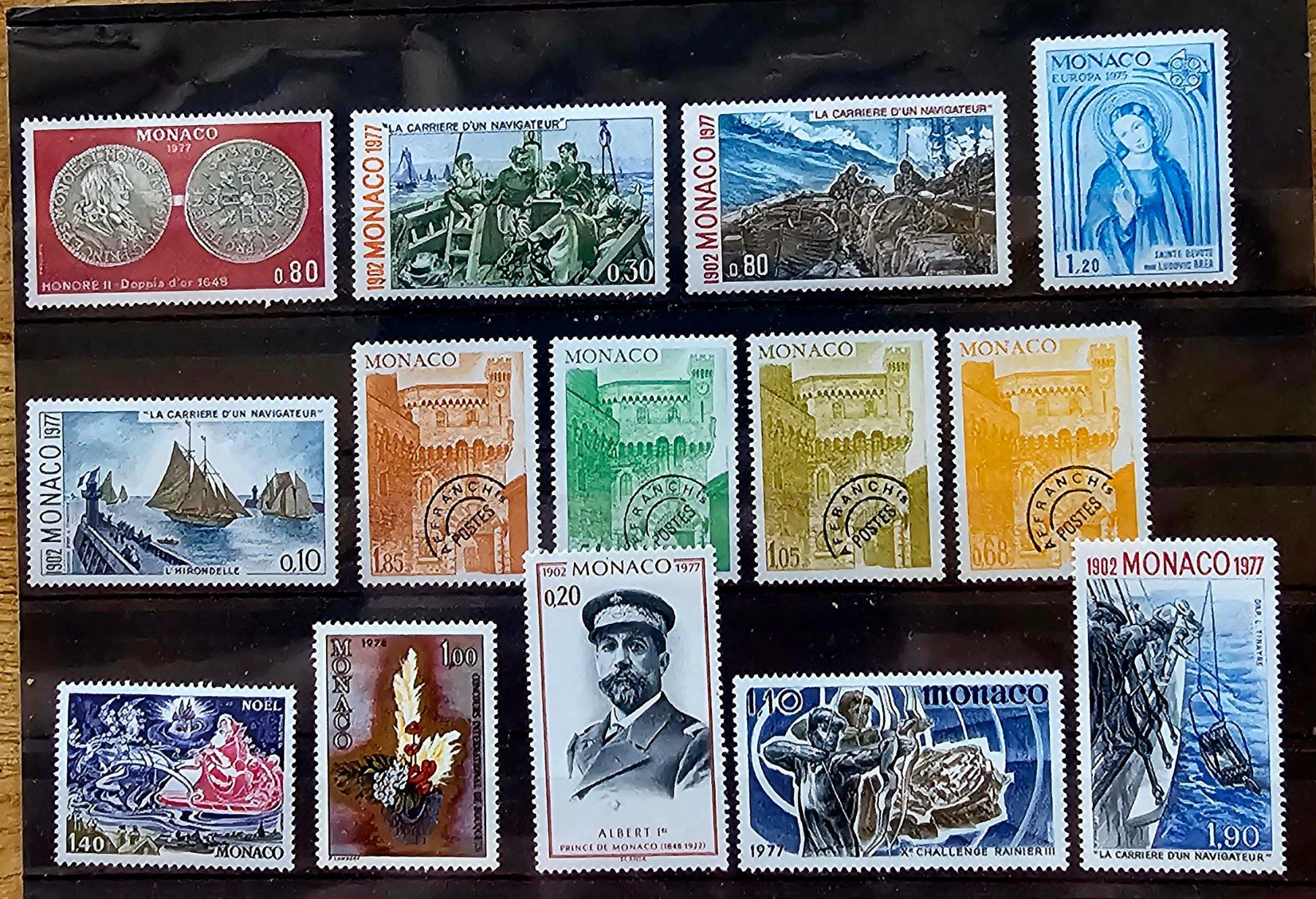 Alle Briefmarken: MONACO  timbres neufs ** ~1977 – Neu (gemäss Beschreibung) aus Les Valettes von Nuba1