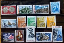 MONACO  timbres neufs ** ~1977