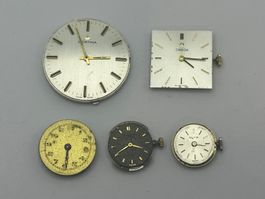 Uhr Handaufzug Werke Konvolut (Omega, IWC, Certina)