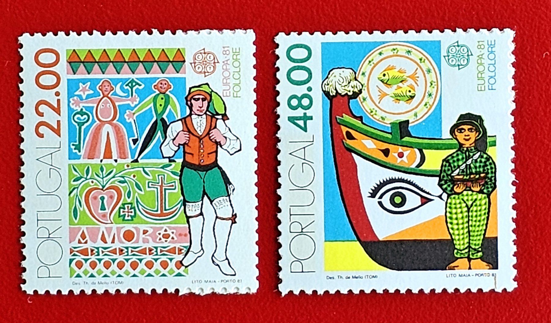 Alle Briefmarken: PORTUGAL VOLKSBRAUCHTUM 1981** POSTFRISCH – Neu (gemäss Beschreibung) aus Düdingen von Quartierstrasse